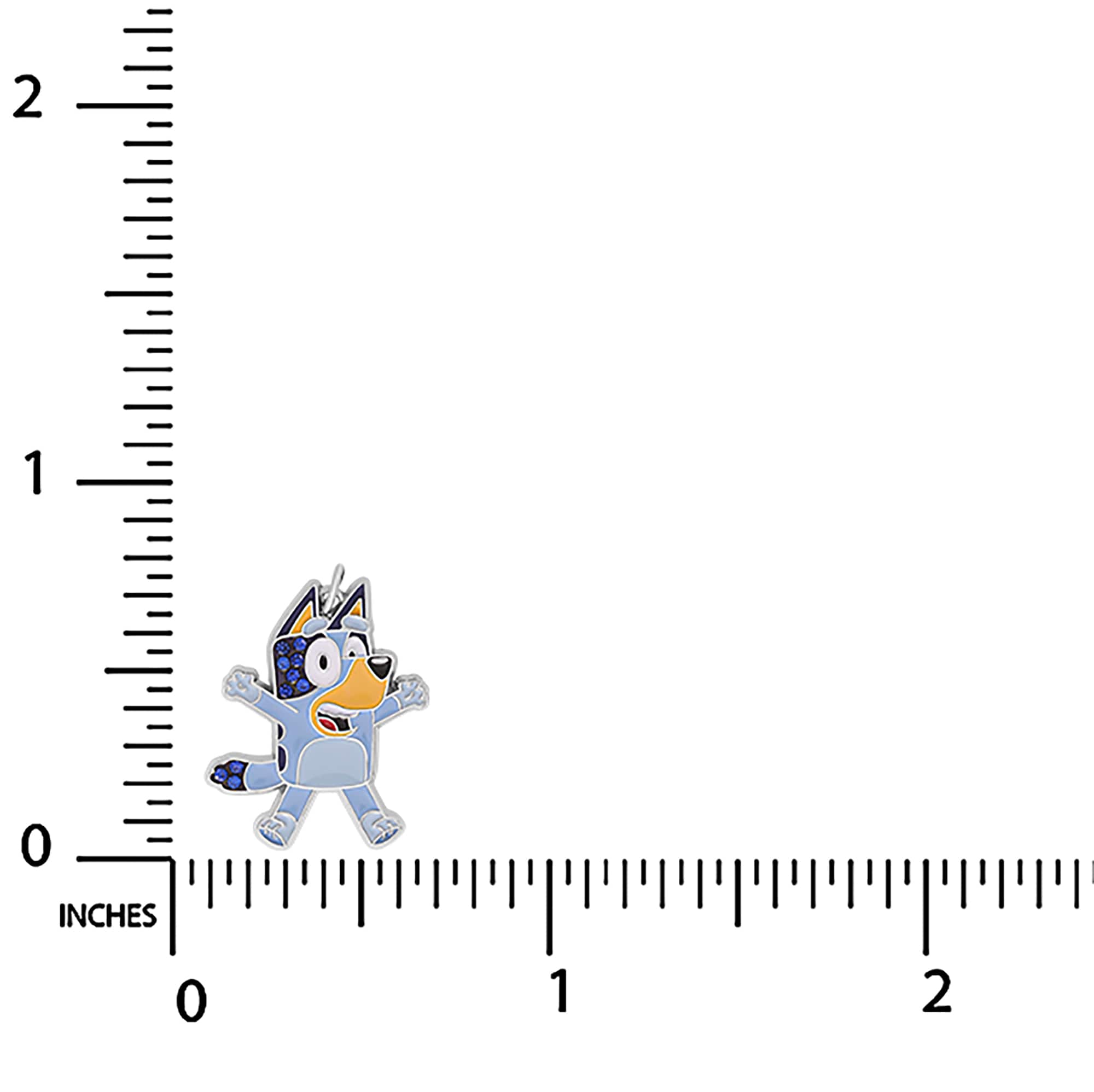 Bluey Bling Charm
